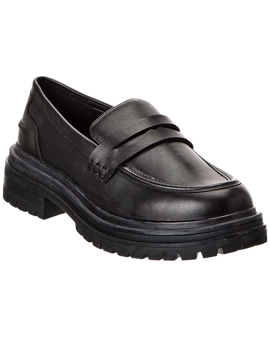 Reiss Adele Cleated Sole Leather Loafer