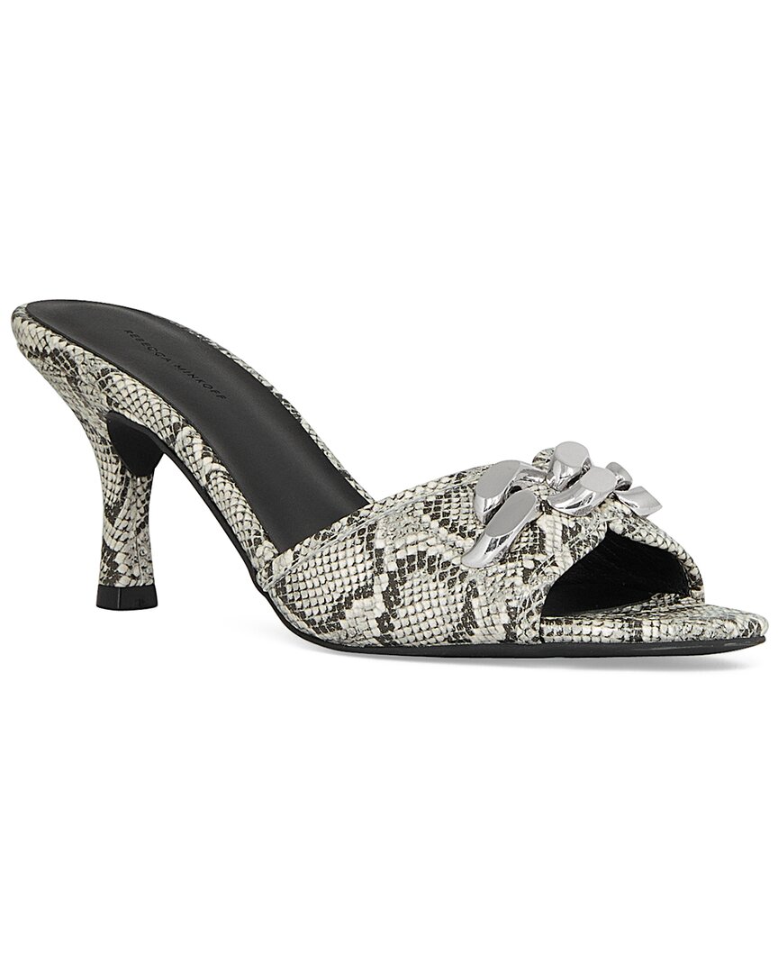 Rebecca Minkoff Chain Leather Mule In Multi