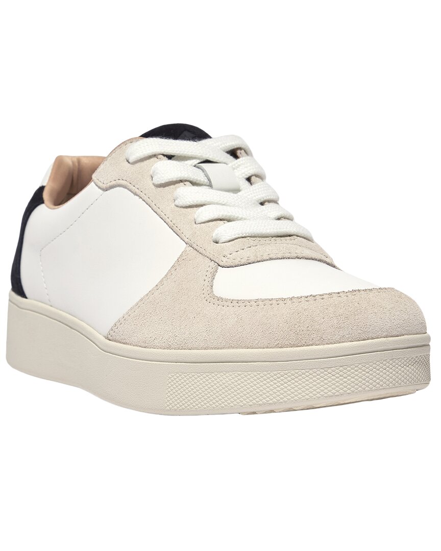 Shop Fitflop Rally Leather & Suede Sneaker