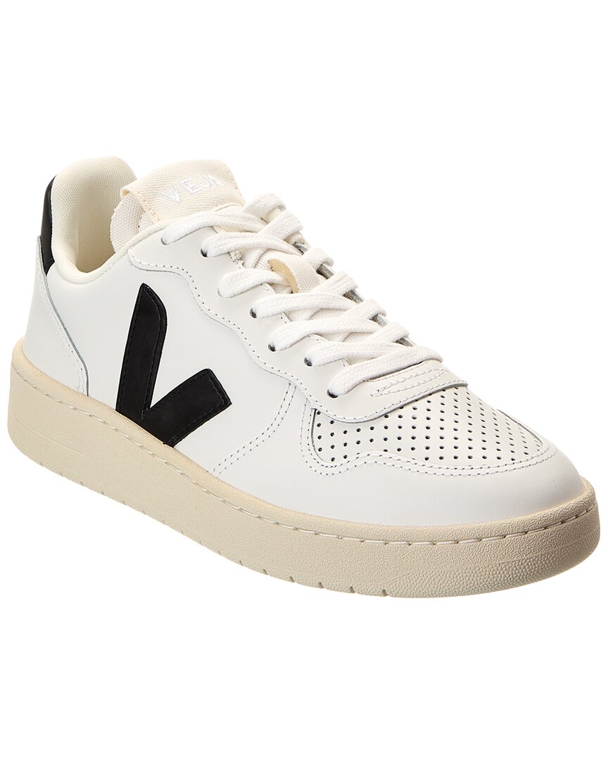 Veja Leather Sneakers With Contrast Heel Tab