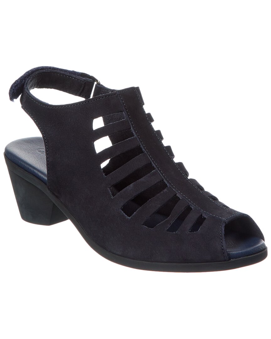 Arche Soexor Leather Sandal In Blue