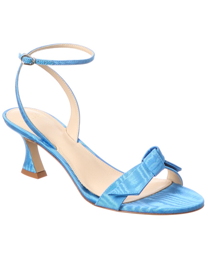 Alexandre Birman Clarita Bell 60 Grosgrain Sandal In Blue