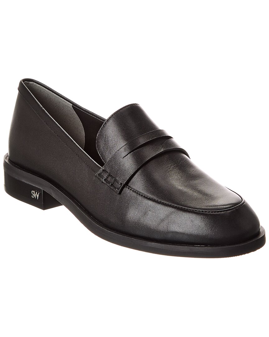 Stuart Weitzman Emi Leather Loafer In Brown