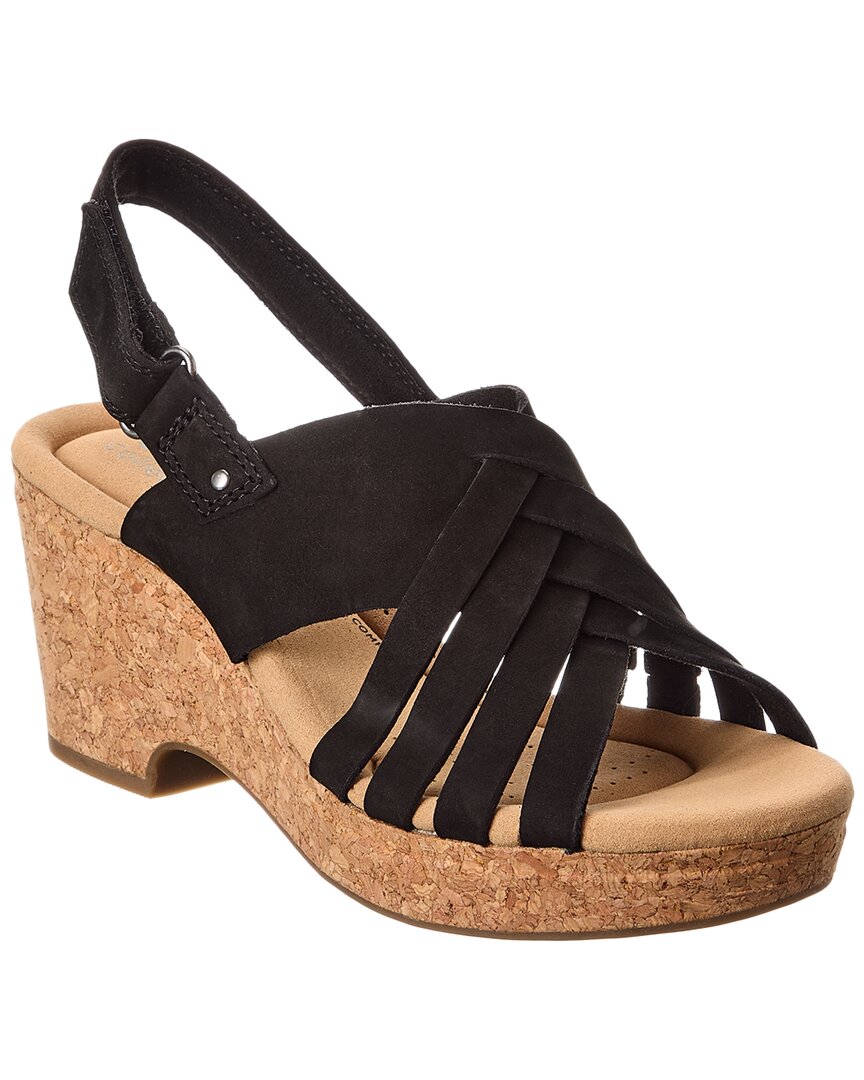 Clarks Giselle Ivy Leather Heeled Sandal