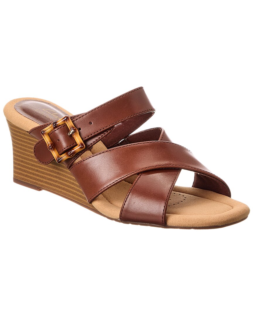 Clarks Kyarra Judi Leather Heeled Sandal