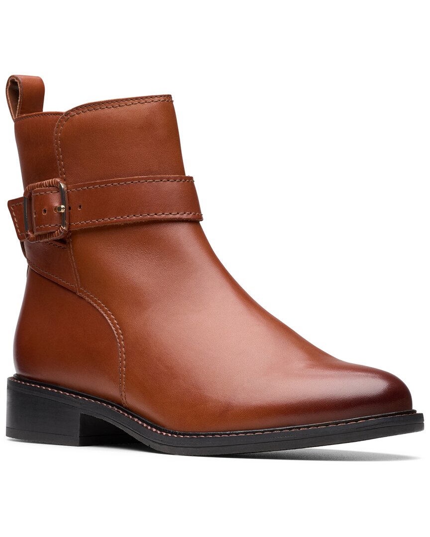 Clarks Renewal Style Leather Bootie In Multi