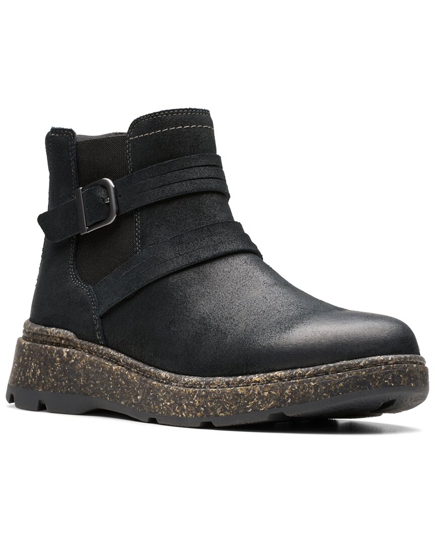 Clarks Noralyn Strap Suede Bootie In Multi