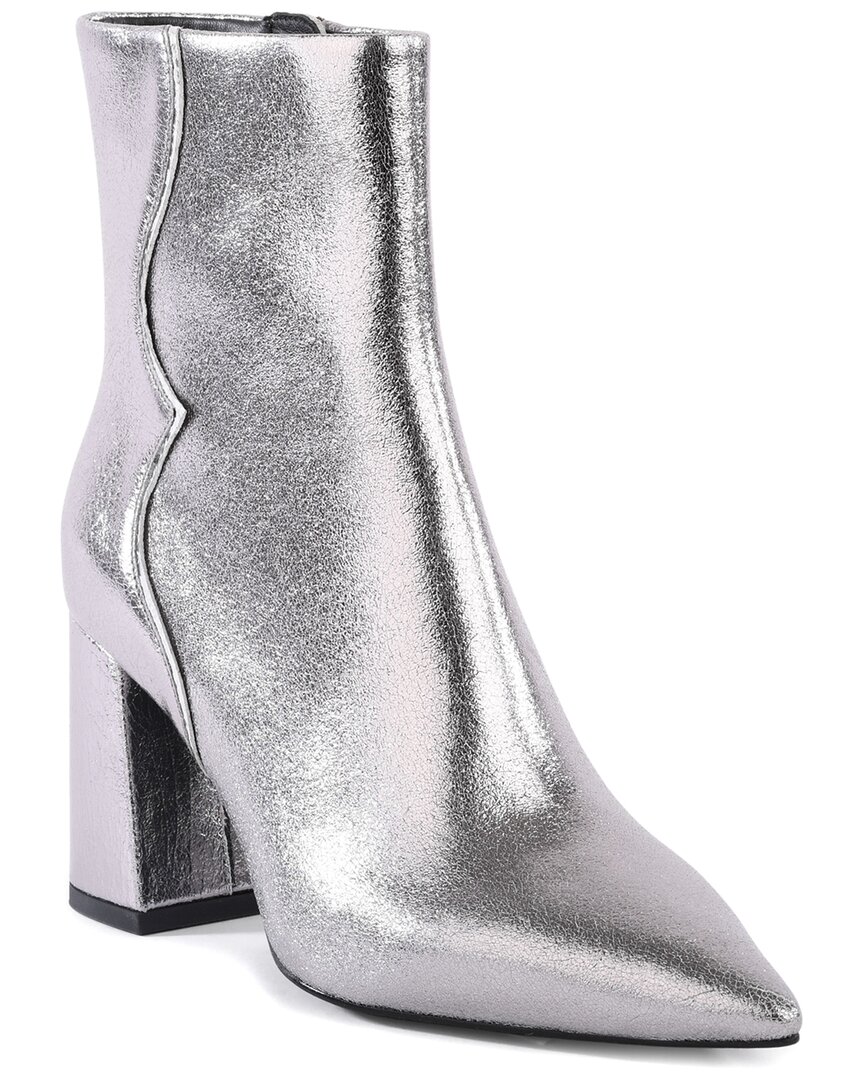 Seychelles Broken Promises Leather Boot In Silver
