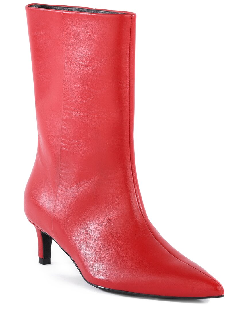 Seychelles Game Changer Leather Boot In Red