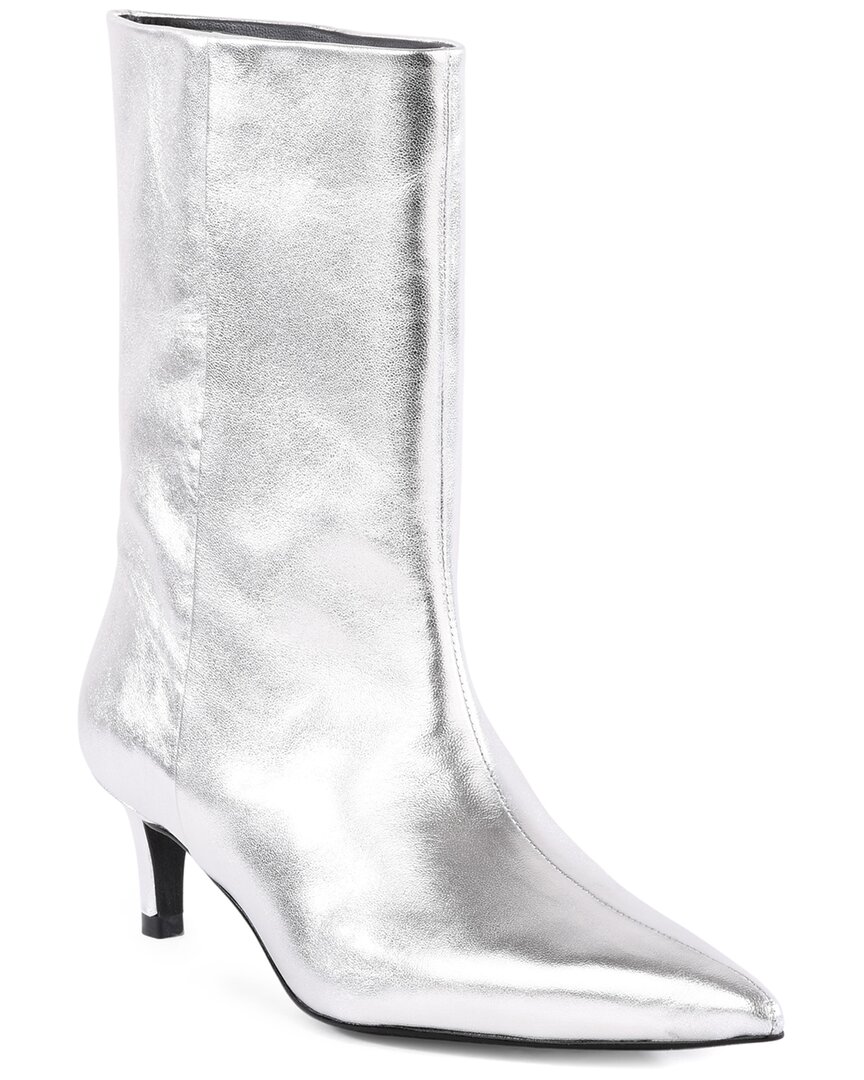 Seychelles Game Changer Leather Boot In Silver