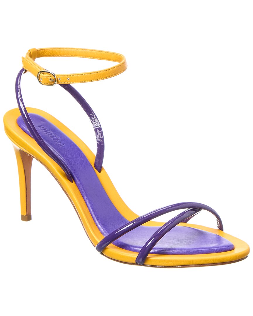 Alexandre Birman Elisa 85 Sandal Leather Sandal In Purple