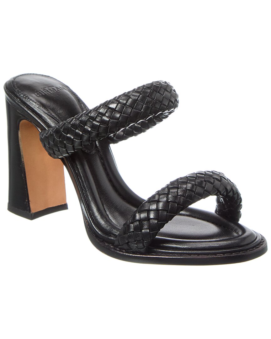 Alexandre Birman Alessia 90 Leather Sandal In Black