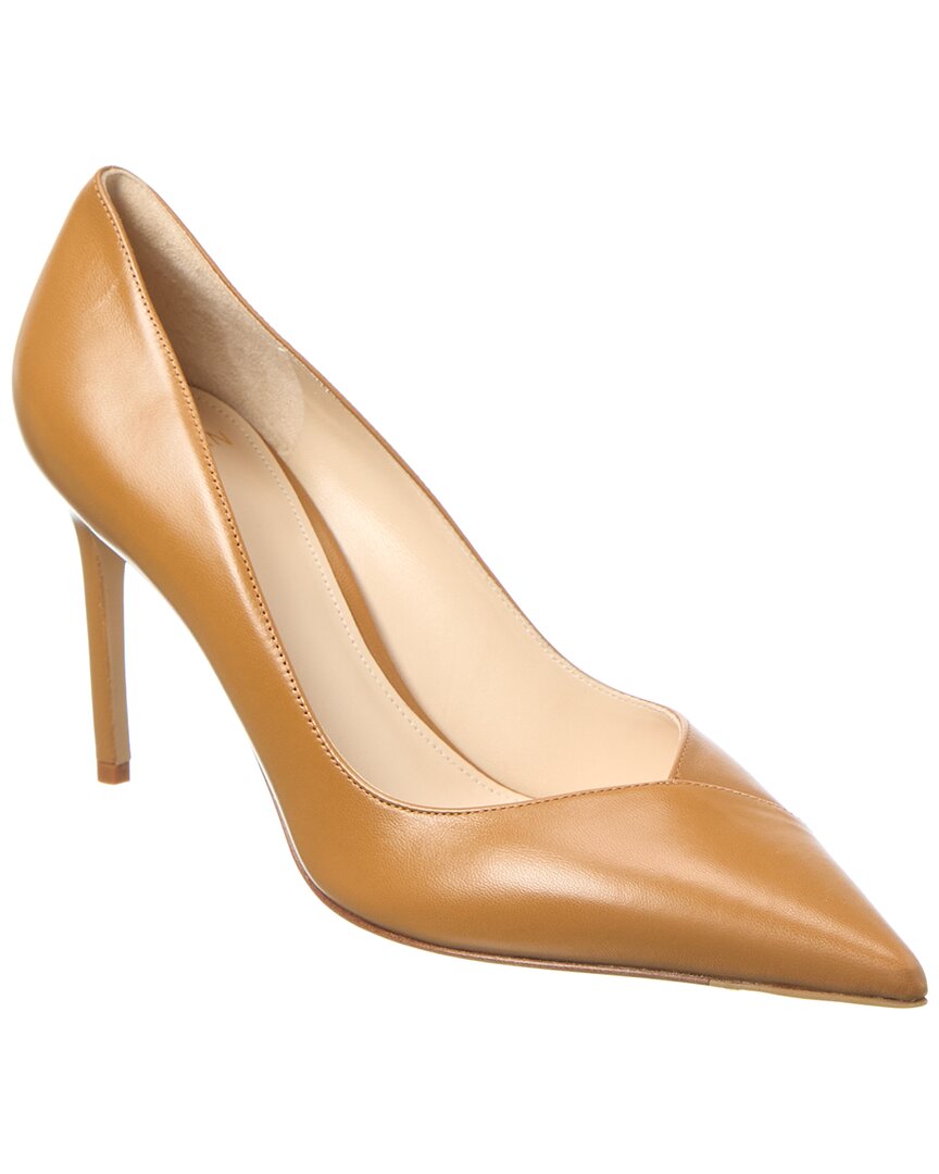 Alexandre Birman Pamela 85 Leather Pump In Brown