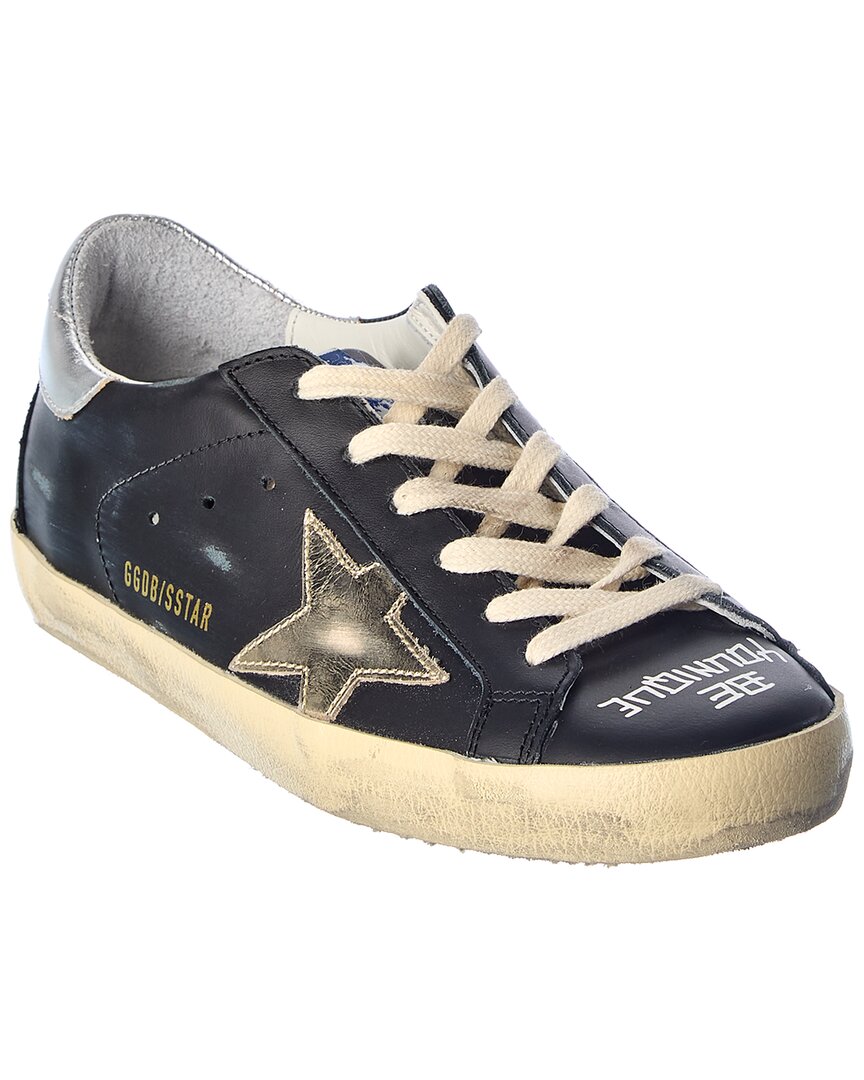 Shop Golden Goose Superstar Leather Sneaker