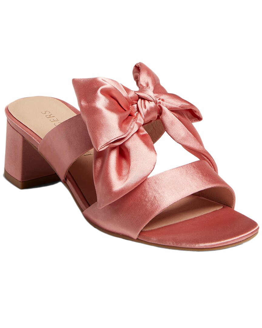 Jack Rogers Heidi Mid Womens Satin Open Toe Slide