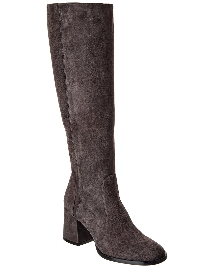 Stuart Weitzman Nola Suede Knee-high Boot In Brown