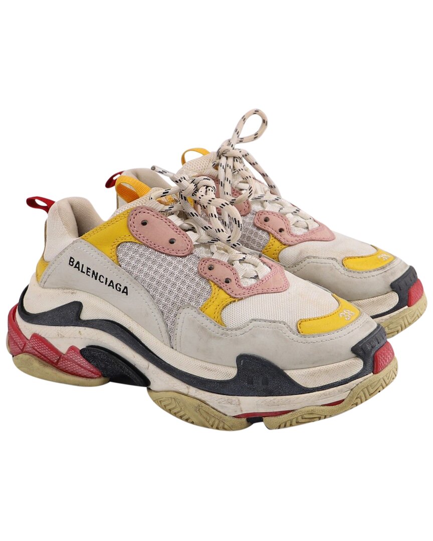 Balenciaga Triple S Sneakers In Multicolor Leather