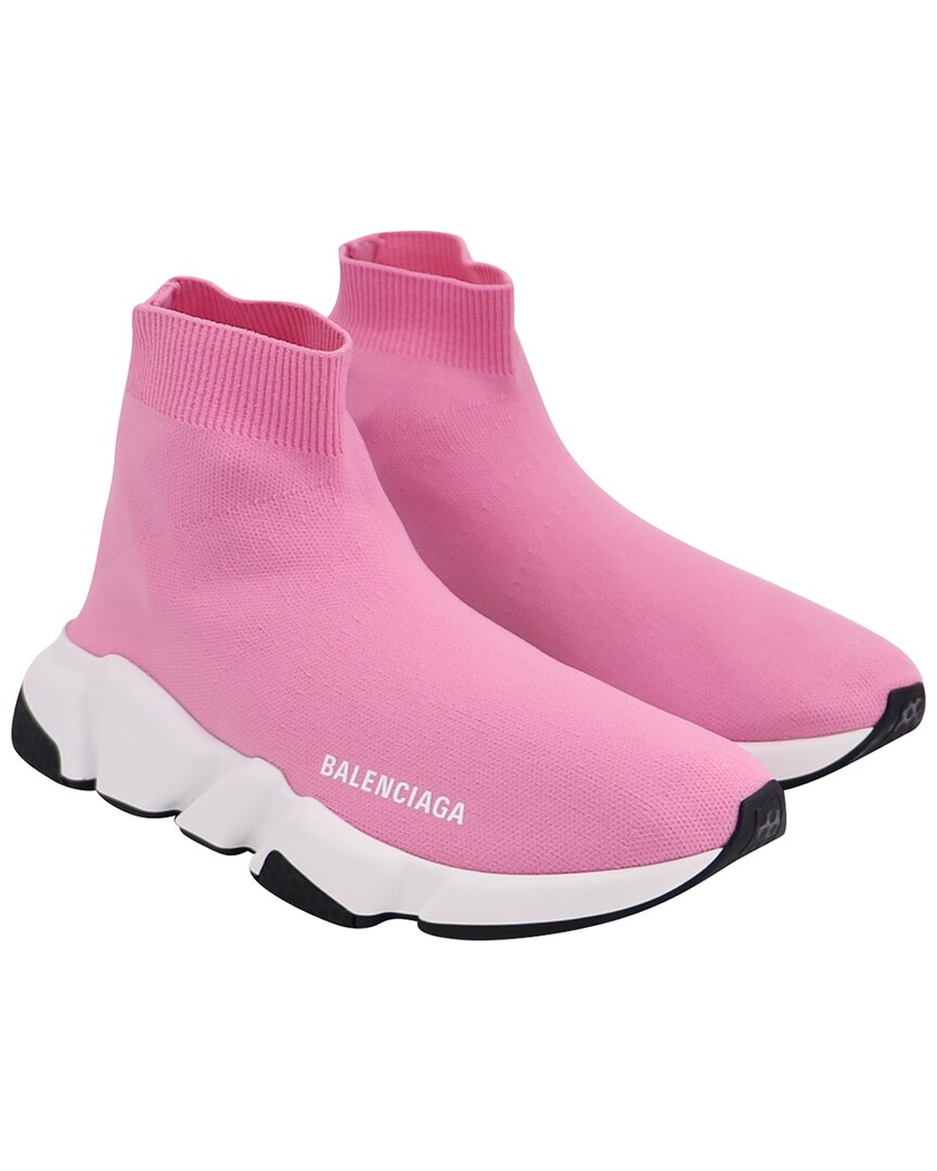Balenciaga Women's Speed Trainers In Pink Polyeste