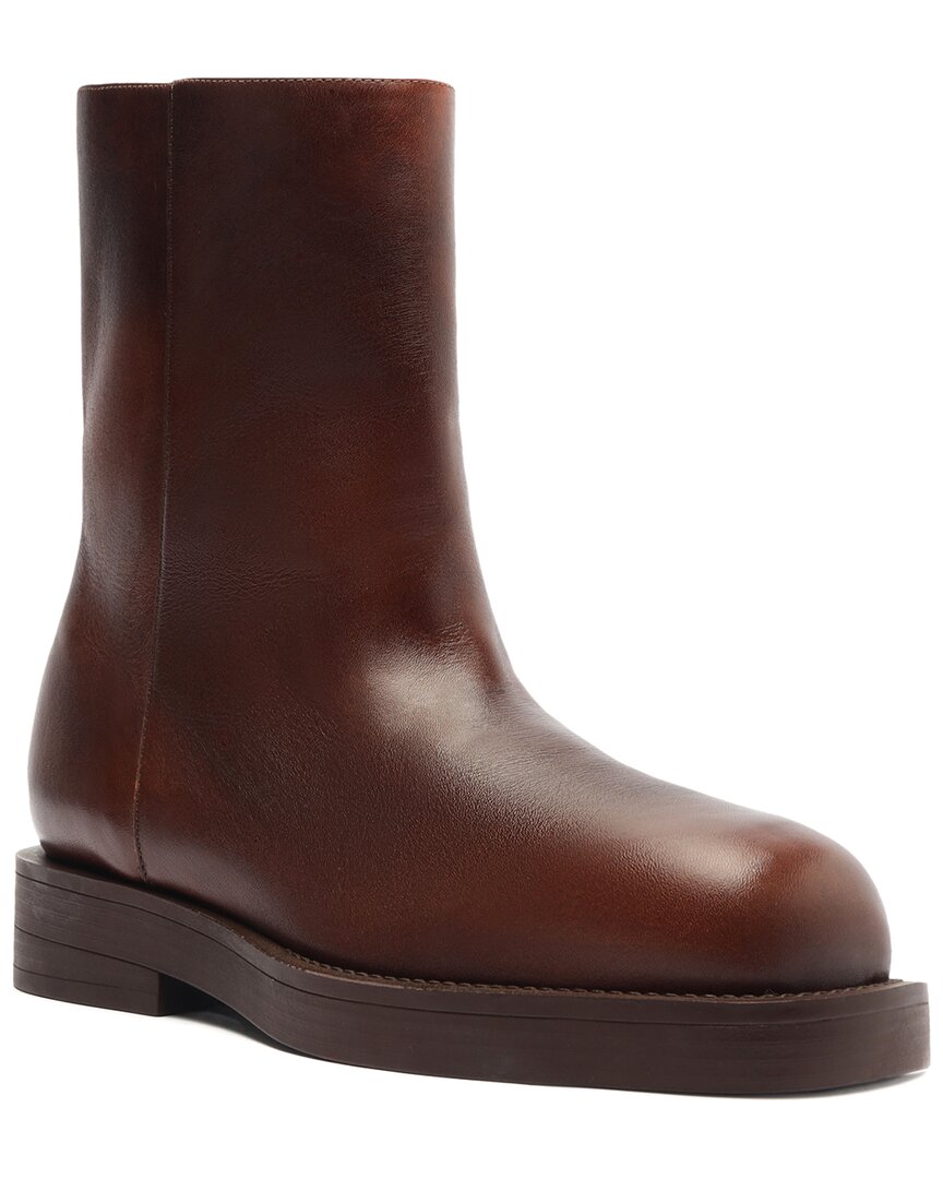 Schutz Jamie Platform Bootie In Brown