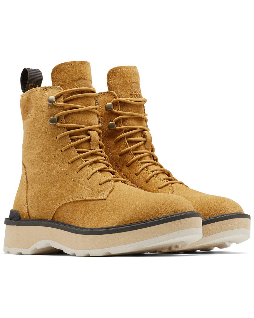 Sorel Hi-line Lace Boot In Yellow