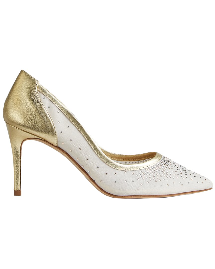 Lk Bennett L.k.bennett Liberty Leather-trim Pump In Sand
