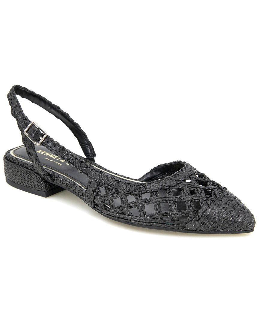 Kenneth Cole New York Cayla Crochet Raffia Flat