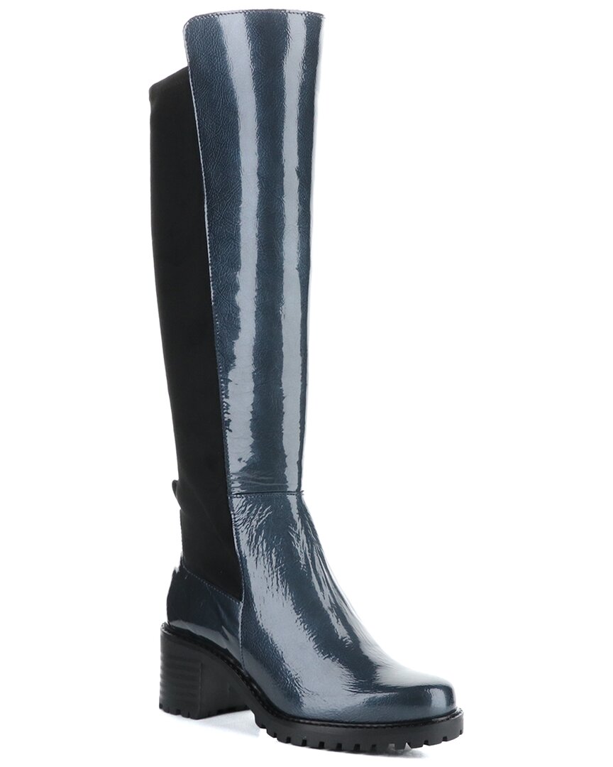 Bos. & Co. Bos & Co Idun Patent Boot In Blue