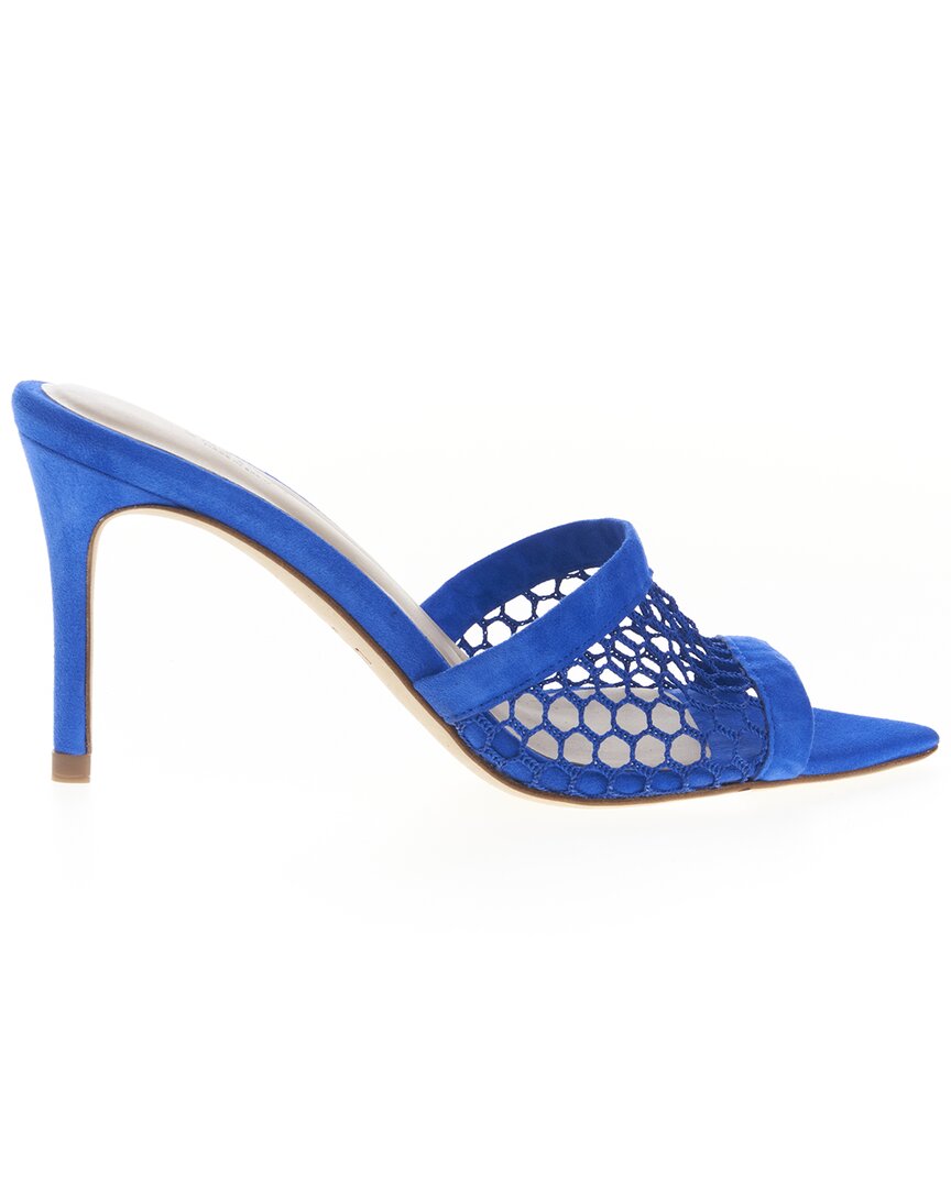 L Agence Pointed Toe Sandal In Blue