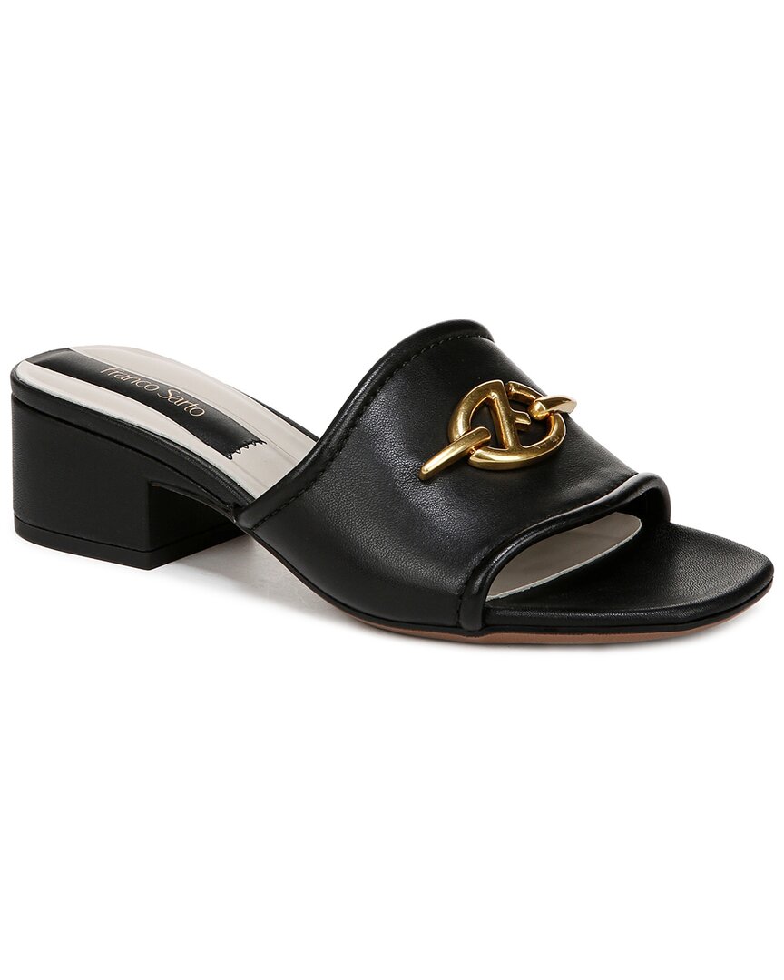 Franco Sarto Noreen2 Leather Slide In Black