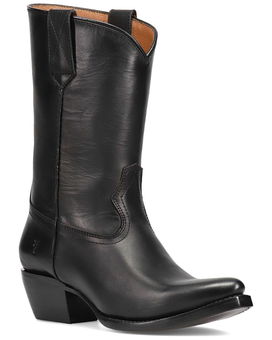 Frye Sacha Mid Pull-on Leather Boot