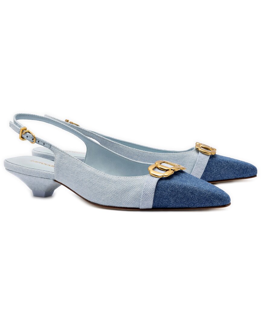 Larroude Larroudé Franca Denim Pump