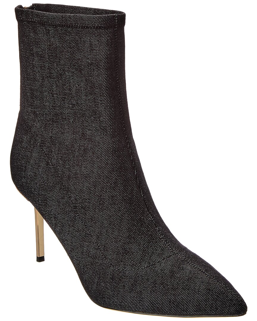 L Agence L'agence Zoe Ii Denim Bootie In Black