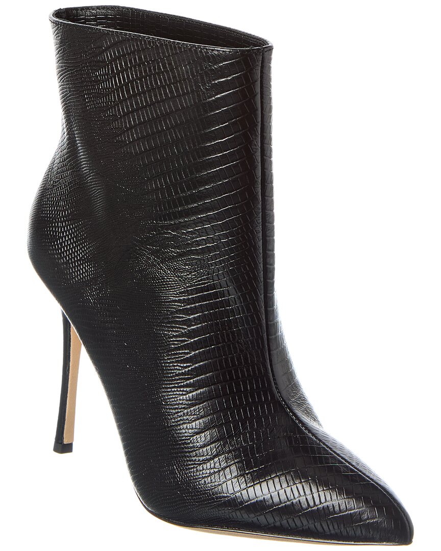 L Agence L'agence Mariette Leather Bootie In Black