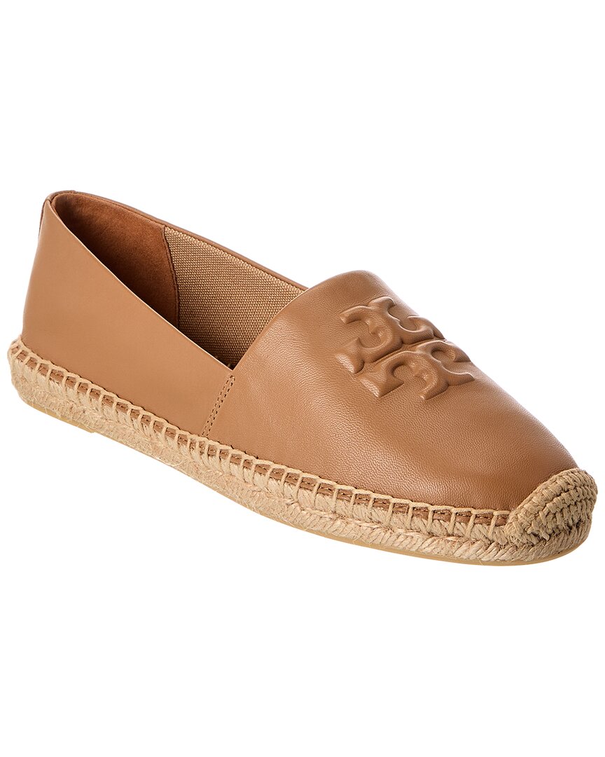 Tory Burch Everly Leather Espadrille In Brown