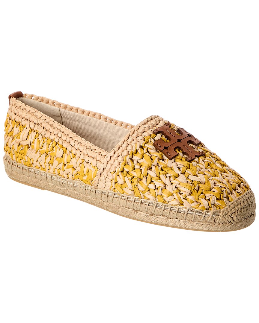 Tory Burch Everly Crochet Raffia Espadrille In Brown