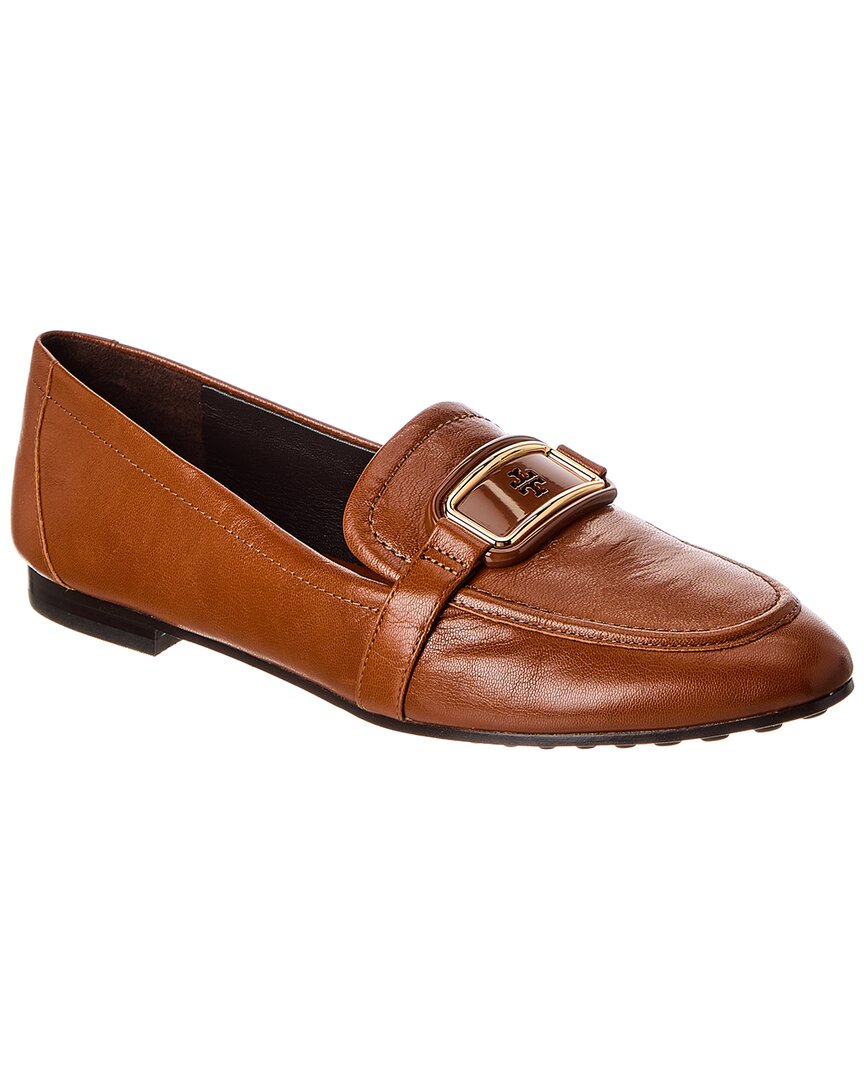 Tory Burch Georgia Leather Loafer In Brown
