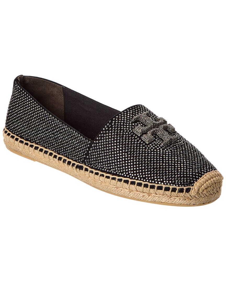 Tory Burch Everly Suede Espadrille In Black