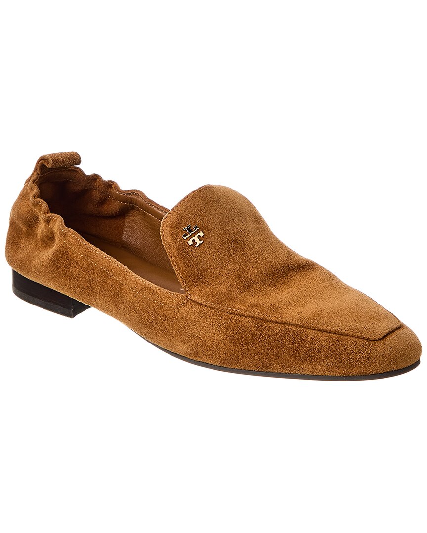 Tory Burch Kira 20 Elastic Suede Loafer In Brown