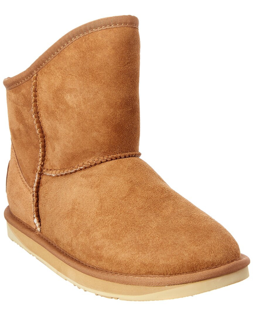 Australia Luxe Collective Cosy Xtra Short Suede Boot In Brown