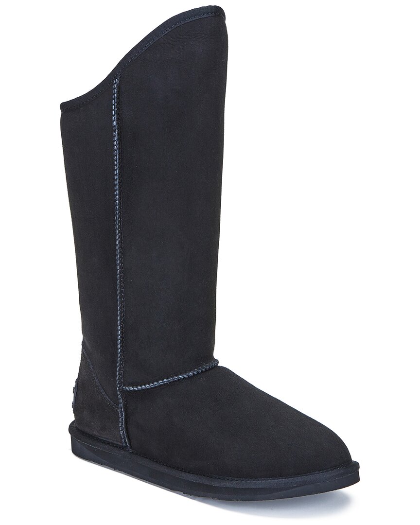 Australia Luxe Collective Cosy Tall Suede Boot In Black