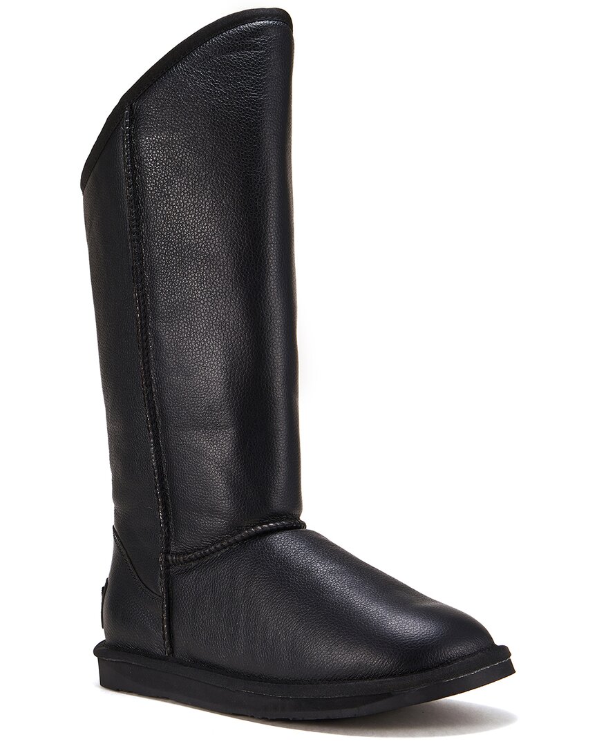 Australia Luxe Collective Cosy Tall Leather Boot In Black