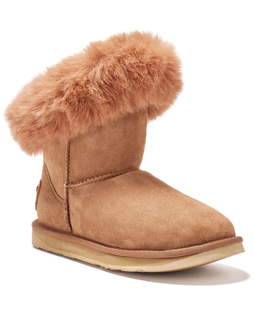 Australia Luxe Collective Foxy Xtra Short Suede Boot In Brown