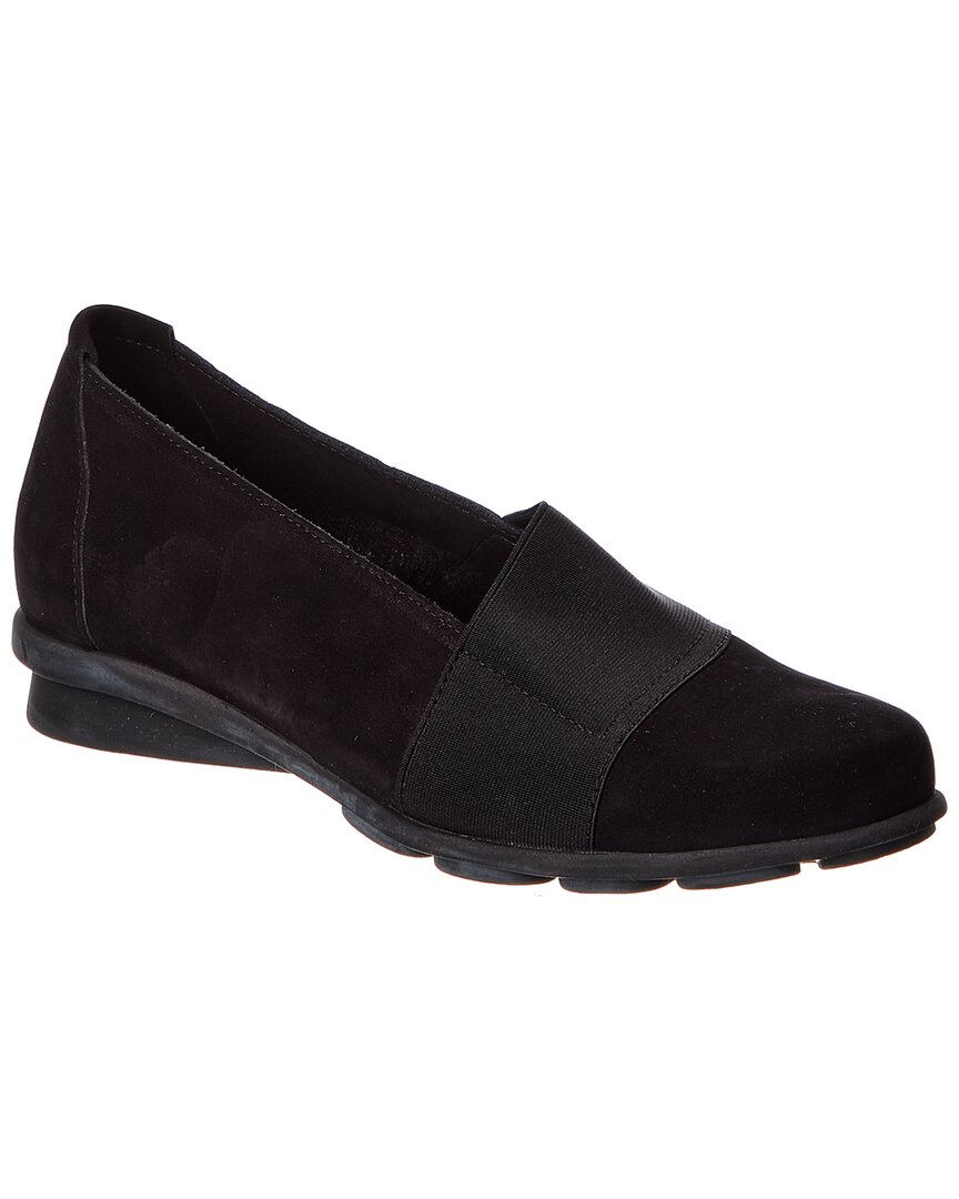 Arche Denoto Leather Flat In Black