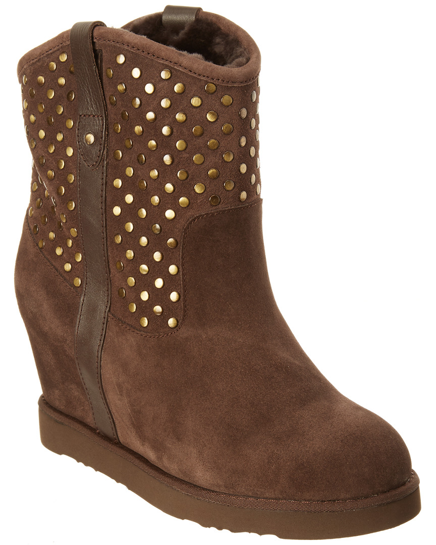 Australia Luxe Collective STUDLEY SUEDE WEDGE BOOT