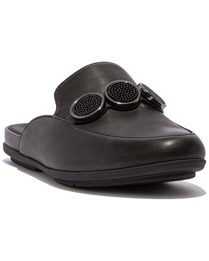 Fitflop Gracie Leather Mule In Black