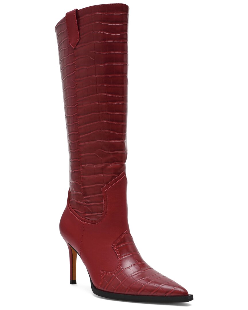 Steven By Steve Madden Lanza Boot In Red