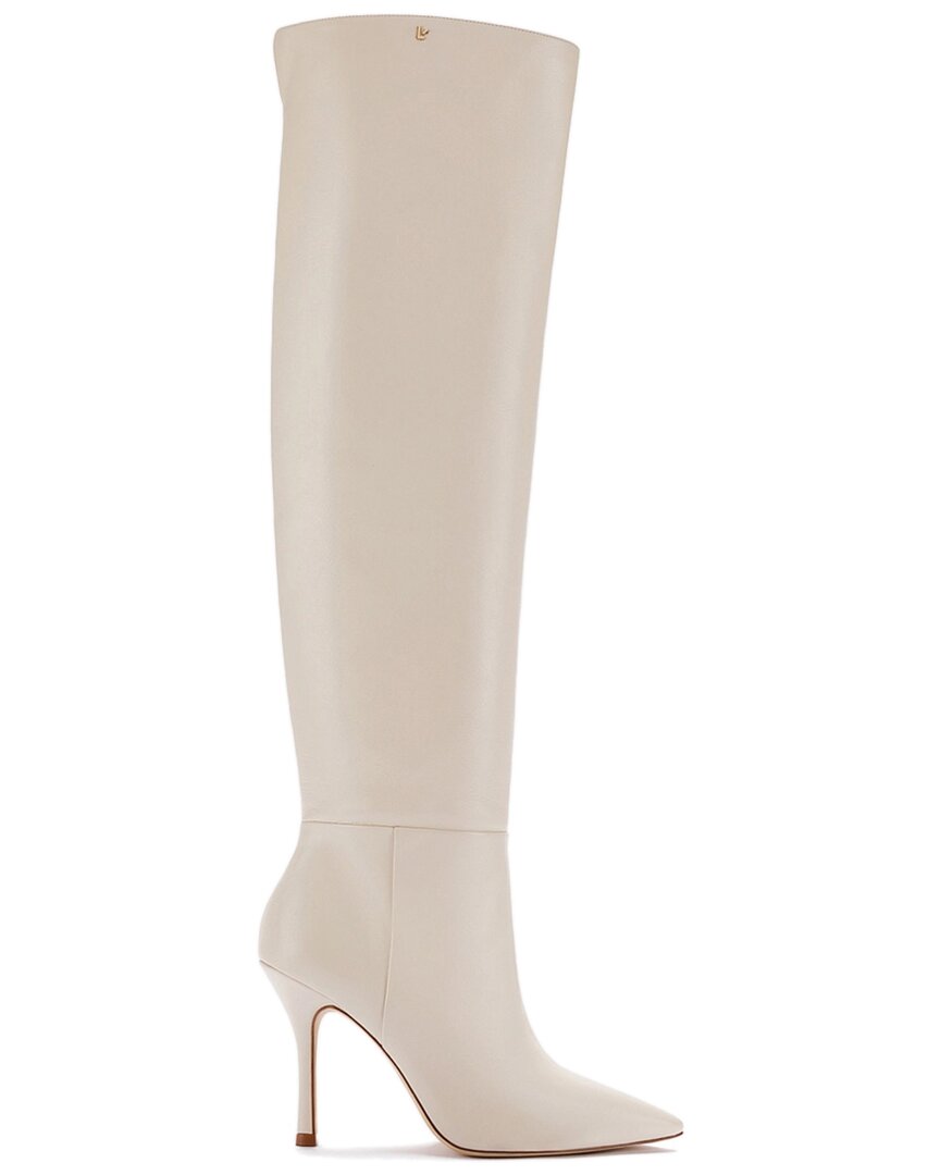Larroude Larroudé Kate Hi Boot In Neutral