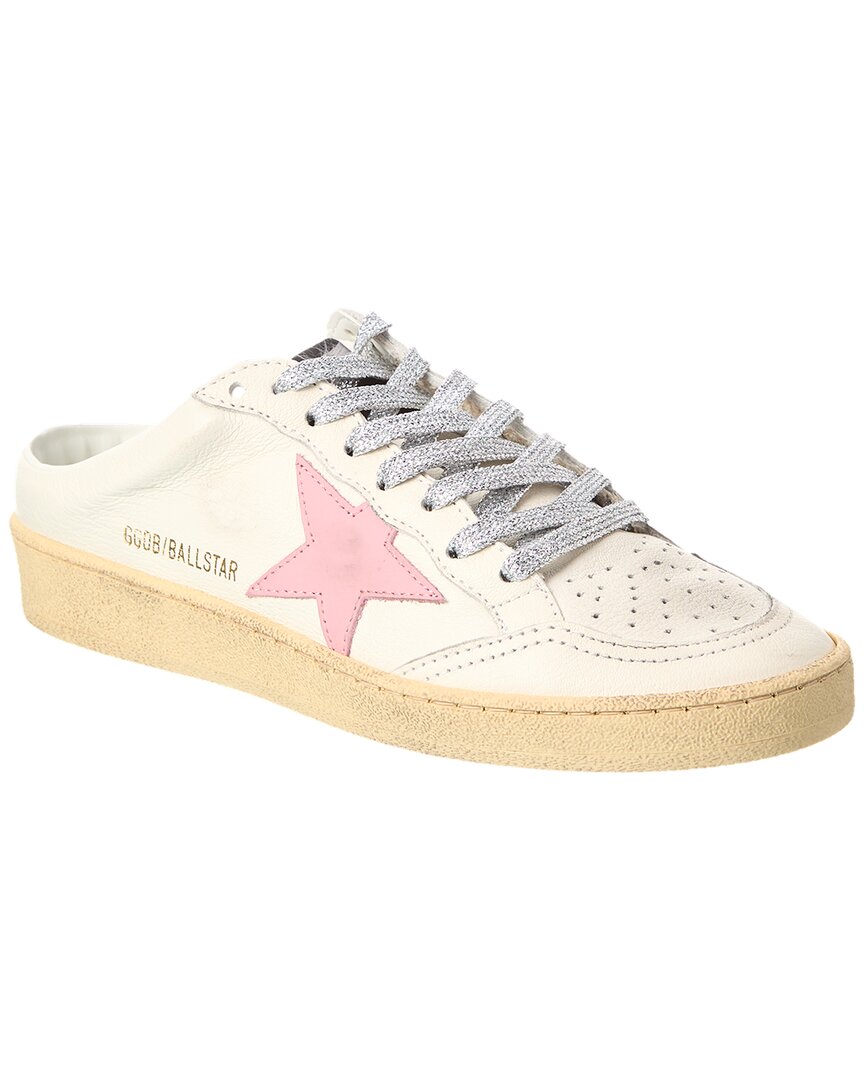 Женские кожаные кроссовки Golden Goose Ball Star Sabot