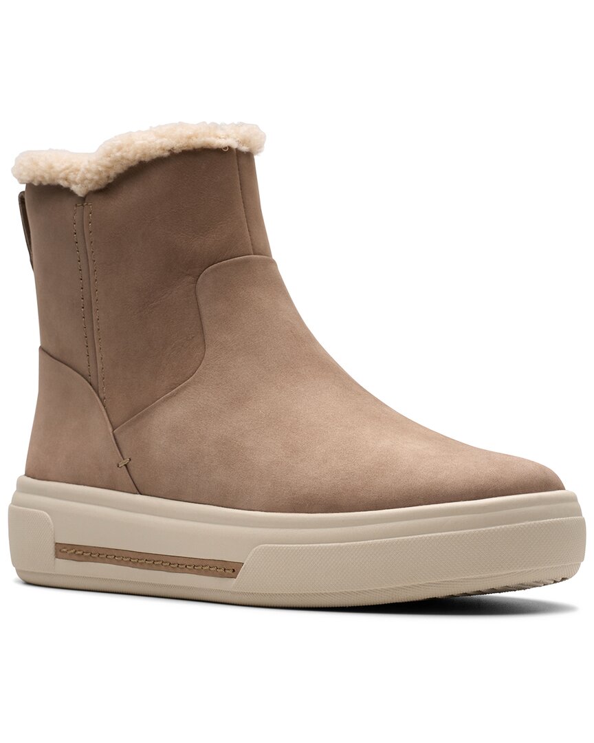 Clarks Hollyhock Lane Leather Bootie In Neutral