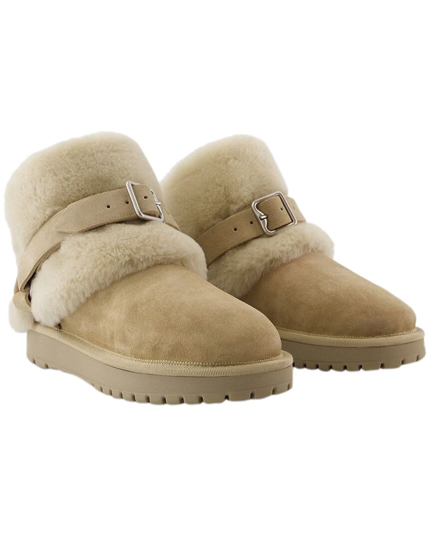 Burberry Women's Animal Skin Snug Boot (authentic Pre-loved) In Neutral